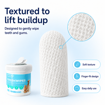 FreshWipes-sett – beskytter mot tannsykdommer